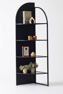 Flexible room divider shelf – freestanding shelf as a room separator