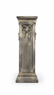 Ancient greek column stand stucco/acrylic sculpture 75cm high, model - 1029