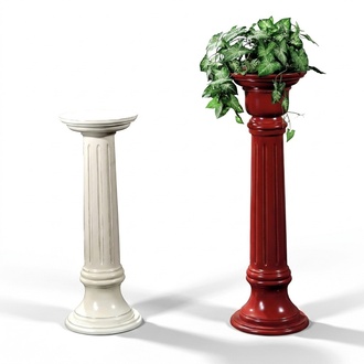 Flower stand flower column flower basket stand real wood potted plant stand New