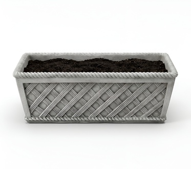 Flower Pots Box Pot Flower Pots XXL Concrete Garden Terrace Sculpture S104032