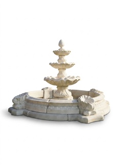 Fontaine Basin Ornamental Fountain Fountain City Pond Sculpture Garden