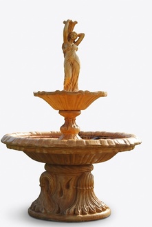 Fountain garden pond fountain 215cm stone fountain garden fountain Fontaine New