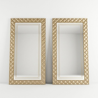 Standing large XXL mirror in art nouveau italian furniture arredoclassic™