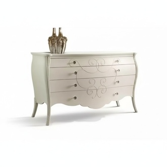 Furniture Design Classicе Chest Of Drawers White Luxury Wood New