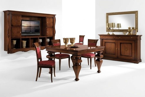 Furniture Furnishing Group Table + 4 Chair Set 5pcs Dining Table Set Dining Room