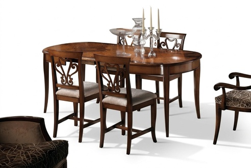 Furniture Set Table + 4 Chairs Dining Room Table Set 5 Pieces