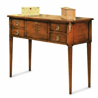 Furniture Style Baroque Design Wood Italian Furniture Console Table Brown Sideboard