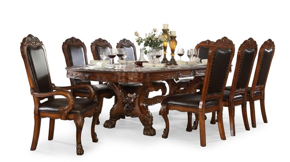 Furniture Table 6x Chair Sets Dining Room Set Wood Complete Baroque Rococo Group