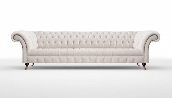 Furniture textile fabric sofa four-seater couch furnishings upholstered furniture Chesterfield