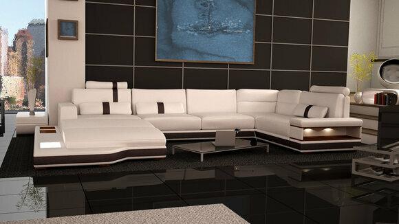 Modern sofa corner set U shape upholstery corner couch designer seat furniture couches