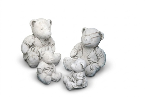 Garden Decoration Bear Terrace Stone Figures Figurine Deco Statue Sculpture 488 New