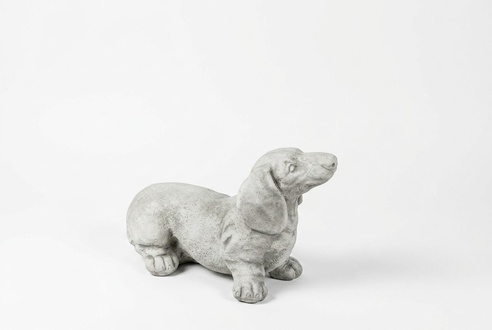 Garden decoration dachshund patio figures figure decoration statue sculpture S103082