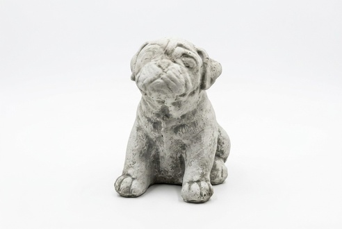 Garden Decoration Dog Patio Stone Figurine Figurine Deco Statue Sculpture S103078