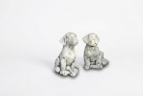 Garden decoration dog terrace stone figures figure decoration statue sculpture 484 new