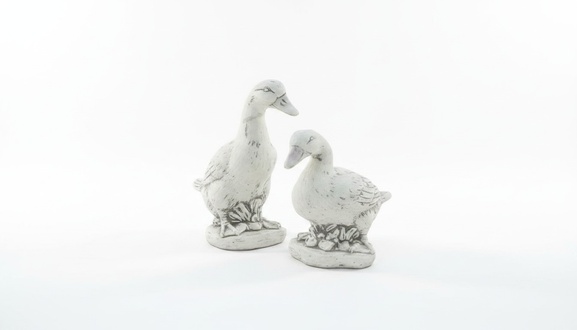 Garden Decoration Duck Terrace Stone Figures Figurine Statue Sculpture Bird 636