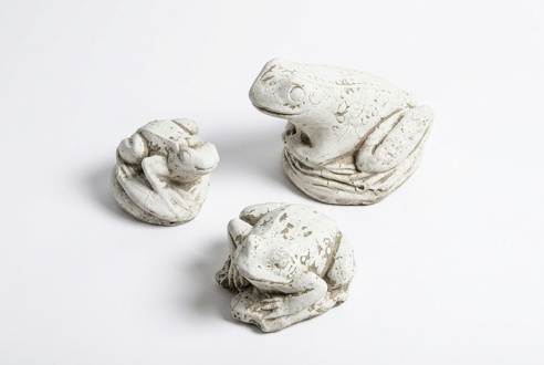 Garden decoration frog terrace stone figures figure decoration statue sculpture 527