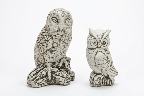 Garden decoration owl terrace stone figures figure decoration statue sculpture 531