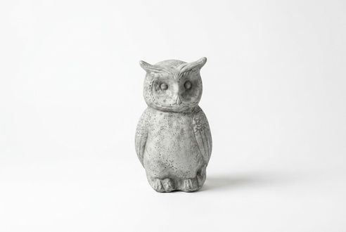 Garden decoration owl terrace stone figures figure decorative statue sculpture new