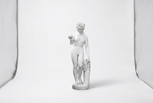 Garden Decoration Woman 61cm Terrace Stone Figure Figurine Decorative Statue Sculpture