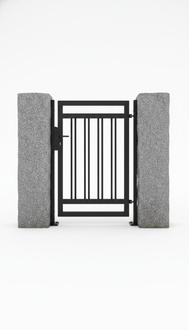 Garden gate house door entrance door wrought iron custom-made iron gates M311