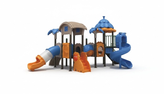 Garden play tower with slide Playgrounds Children\'s playground Jungle type