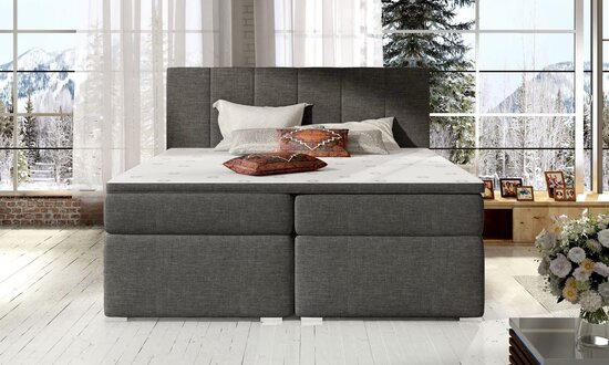 Boxspring bed bedroom beds upholstery design double hotel luxury 180x200 On Stock