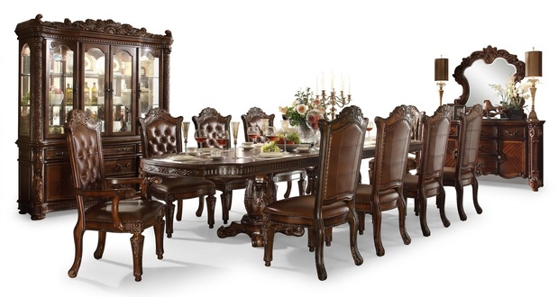 Carved Table Baroque Rococo Style Furniture Dining Table Dining Room Set