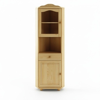 Glass showcase corner showcase corner cabinet real wood solid wood new showcases cabinets