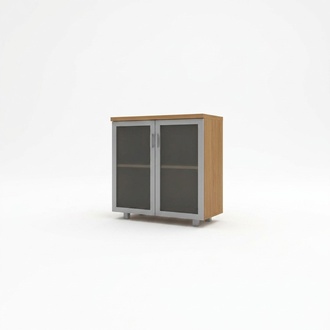 Glass Filing Cabinet Furniture Shelf Office Workroom Office Furniture
