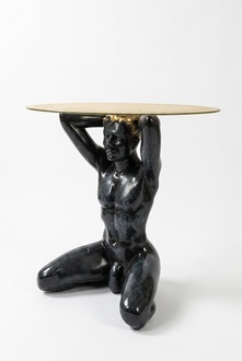 Glass Table Abstract Erotic Side Table Coffee Table Table Glass Penis Sex Style