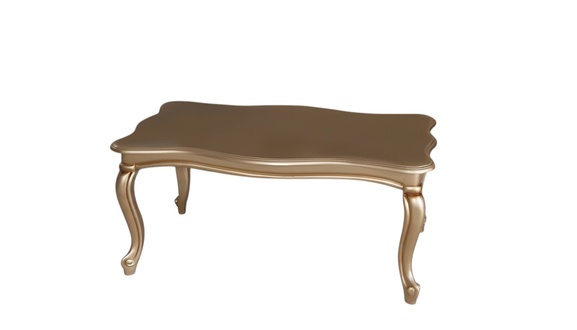 Golden coffee table side table coffee table luxury wood design modern
