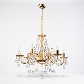 Golden chandelier crystal chandelier light pendant lamp ceiling chandelier