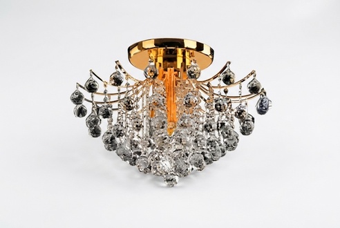 Golden decorative chandelier ceiling chandelier light crystal light luxury lamp