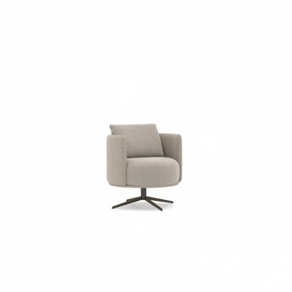 Gray Armchair Living Room Upholstered Furniture Luxury Textile Upholstered Armchair Furnishings