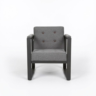 Grey Armchair Textile Furniture Study Office Furniture New Seat