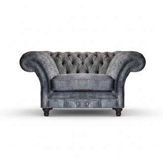 Grey Chesterfield armchair Exclusive armchair Living room furniture