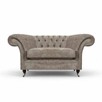 Gray Chesterfield armchair living room seating furniture upholstered chair furniture