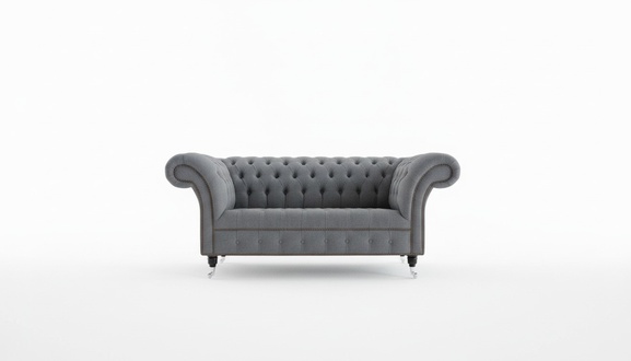 Grey Designer Sofa Couch Upholstery XXL 2 Seater Big Sofas Textile Leather