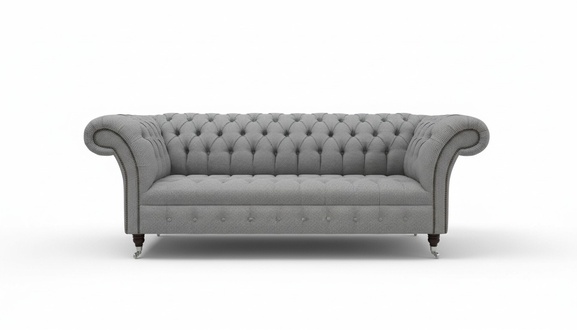 Gray designer sofa couch upholstery XXL 3 seater big sofas couches textile leather