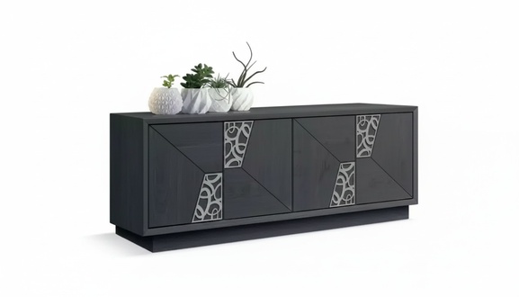 Gray luxury sideboard living room wood chest of drawers modern sideboard new