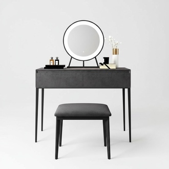 Gray dressing table designer dressing table drawers cosmetic chest of drawers