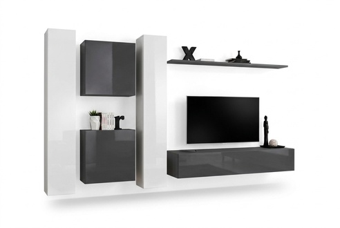 Gray Wall Cabinet Living Room Wall Shelf Design Wall Cabinet Modern Furnishings