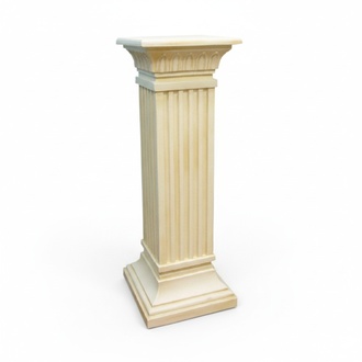 Decorative acrylic/stucco floor stand in antique greek column style 101,5 cm height model - 1050