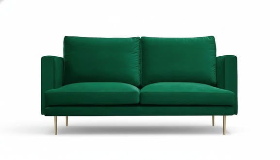 Green Sofa 2 Seater Creative Furniture New Modern Design Textile Living Room Couches
