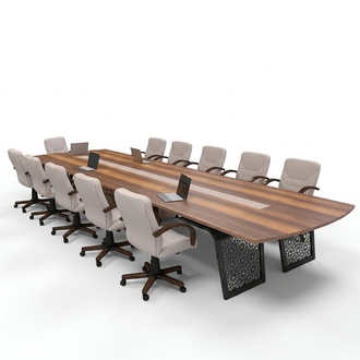 Large wooden conference table Office furniture Meeting table Tables Meeting