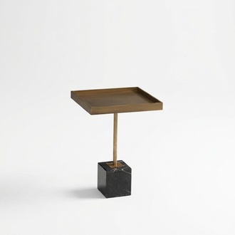 Group side table coffee table coffee table gold sofa table metal 2pcs