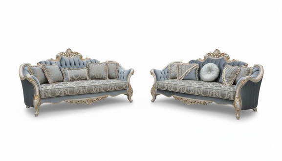 Group Sofa Set 3+3 Seater Luxury Sofa Armchair Sofas Fabric Classic Set New