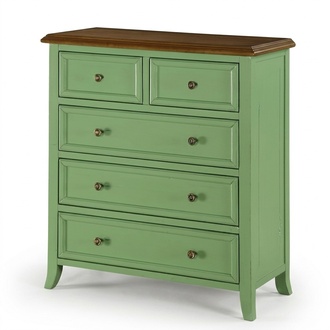 Green Dresser Sideboard Cabinet Real Wood Furniture Chests of Drawers Cabinets New