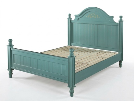 Green Bed Practical Upholstered Bed Luxury Double Bedroom Design Beds