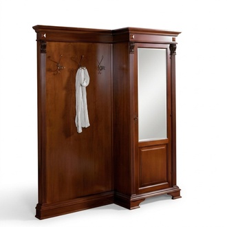 Hallway Wardrobe Set with Cupboard and Panel Hallway Country House Furniture